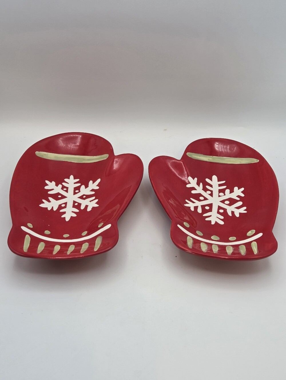Hallmark Mitten Serving Dishes